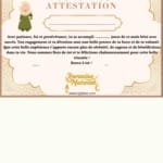 Attestation de Ramadan fille Attestation de Ramadan Fille