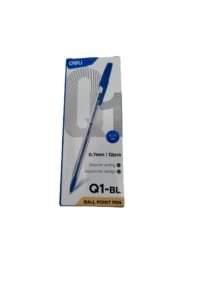 stylo-bille-bleu-12pcs-deli Stylos à bille bleus Deli 0.7mm – Boîte de 12