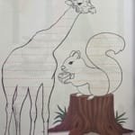 Cahier parascolaire en arabe – Activités d’écriture (3-4 ans) coloriage